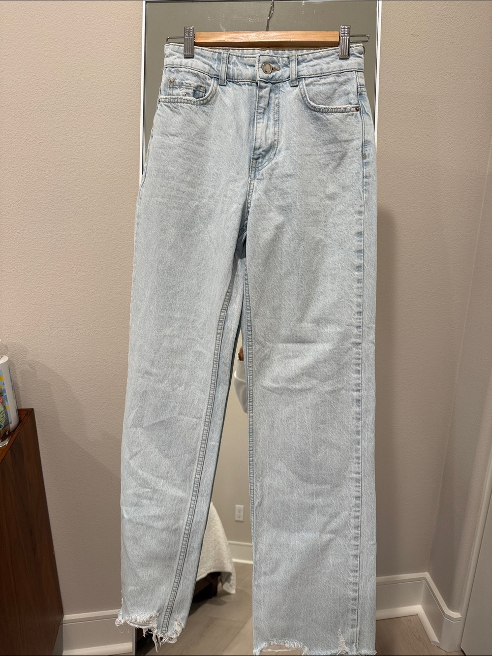 Zara Light Blue Denim Jeans SZ 2